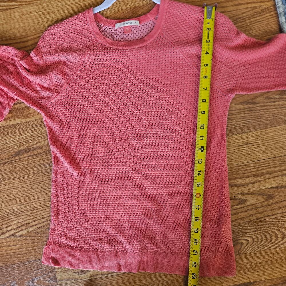 Marine Layer Lightweight Pullover Sweater Size Me… - image 7